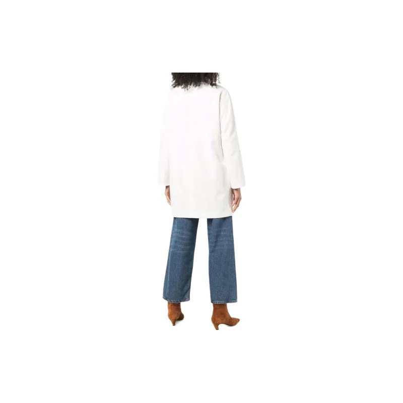 Alberto Biani Buttoned Up Wool Coat-2