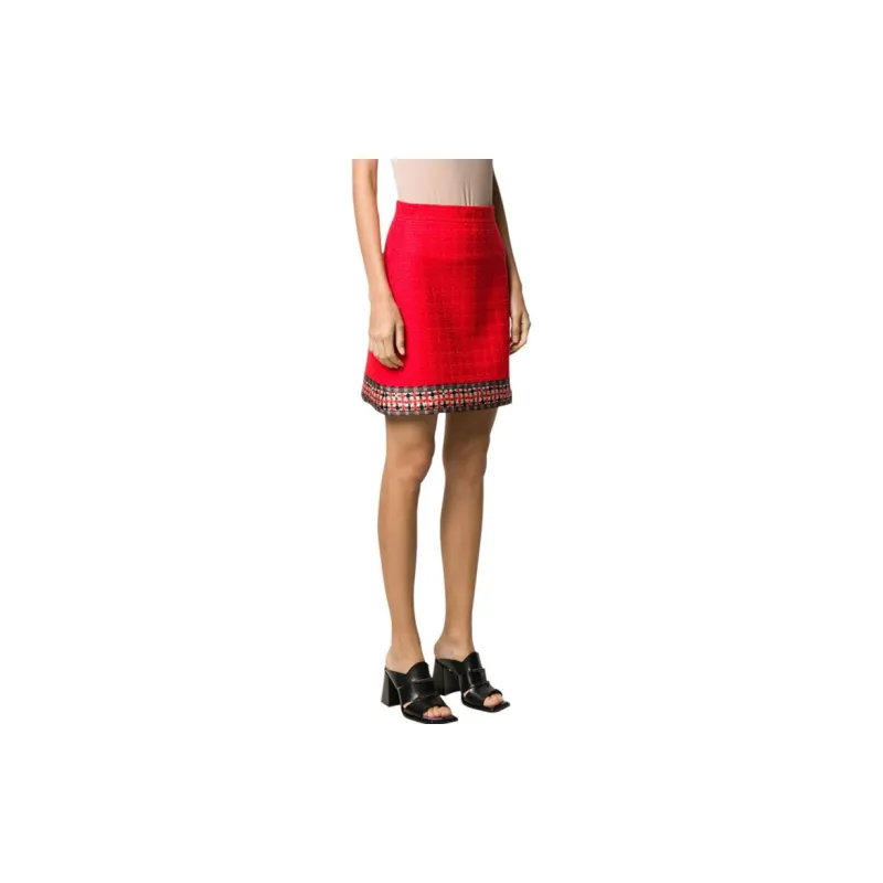 GUCCI Tweed A line Skirt-1