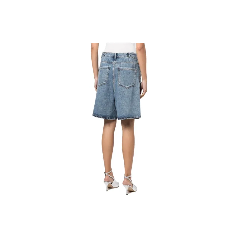 KIMHEKIM Button embellished Denim Shorts-2