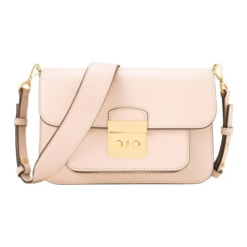MICHAEL KORS Calfskin Shoulder Bag Women's Light Pink