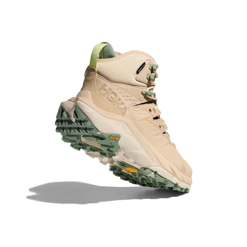 HOKA ONE ONE Kaha 2 Slip Resistant Water Resistant High Top Trekking Shoes Unisex Beige-4