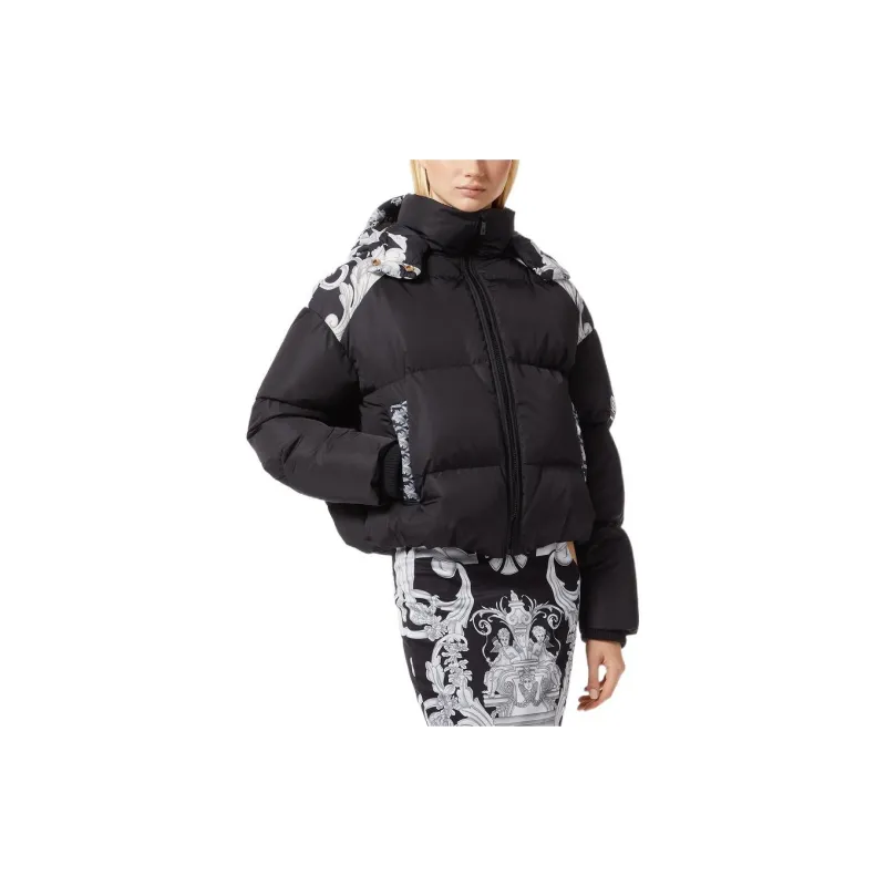 VERSACE Down Jackets Women's Black-3