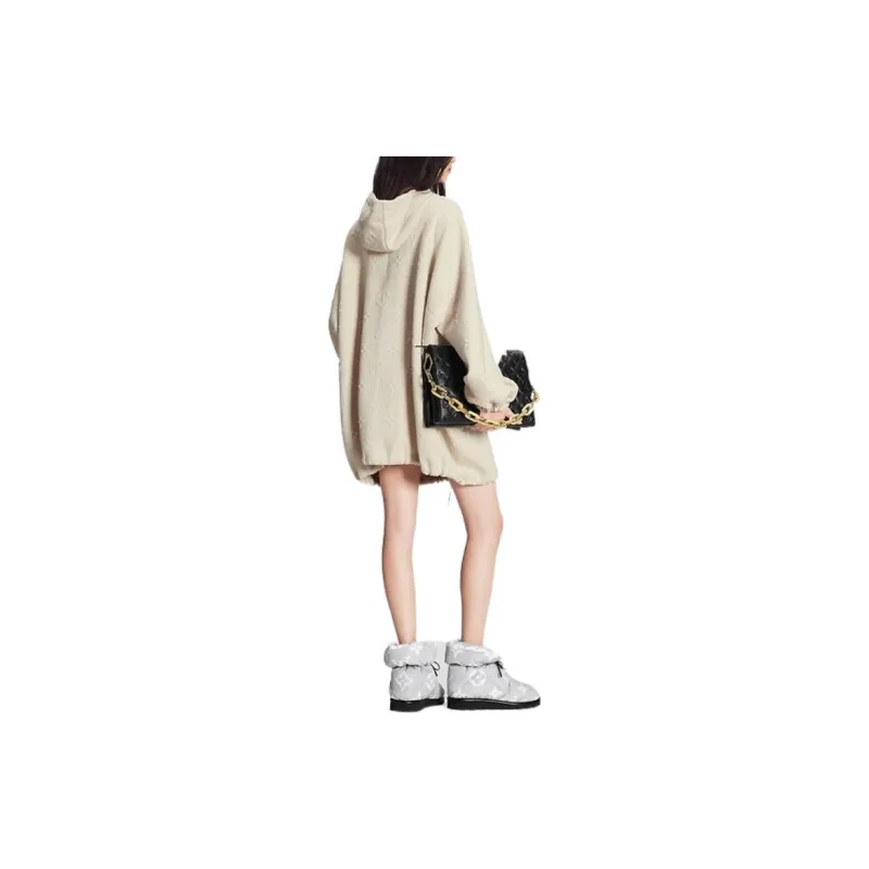 LOUIS VUITTON FW22 Parka Coat Women's Beige-2