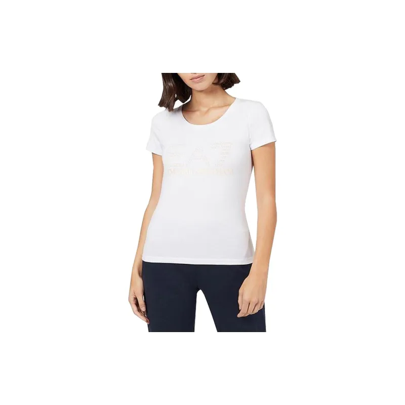 EMPORIO ARMANI T Shirts Women's White-1
