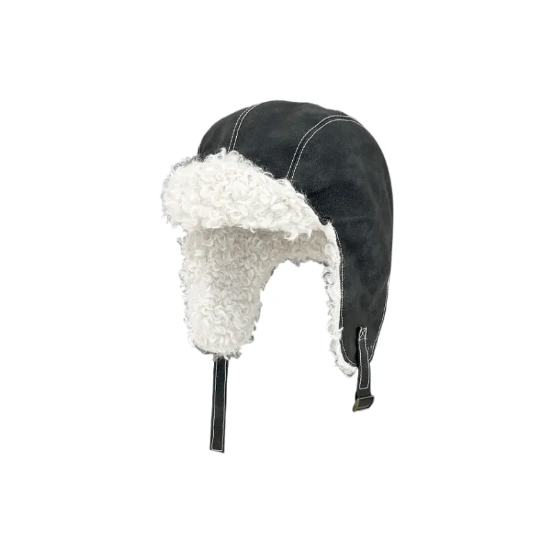 SLEEPYWALK Polyester Trapper Hats Unisex-4