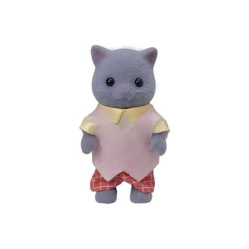 Sylvanian Families Animal Family Collection Persian Cat Dolls Plush Doll Small Size Tall