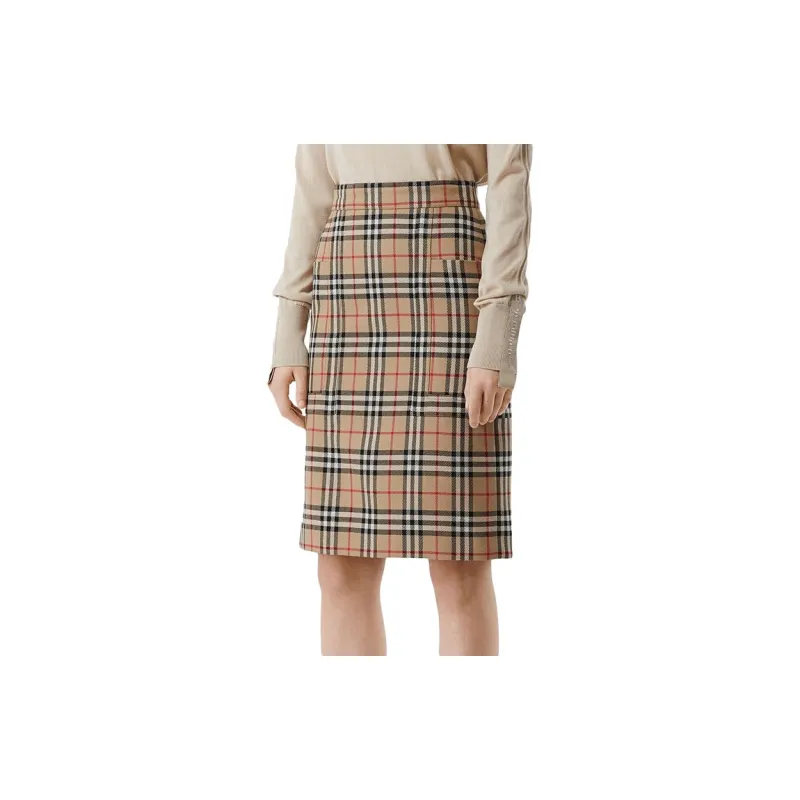 Burberry 2020s Nova Checked Skirt-2