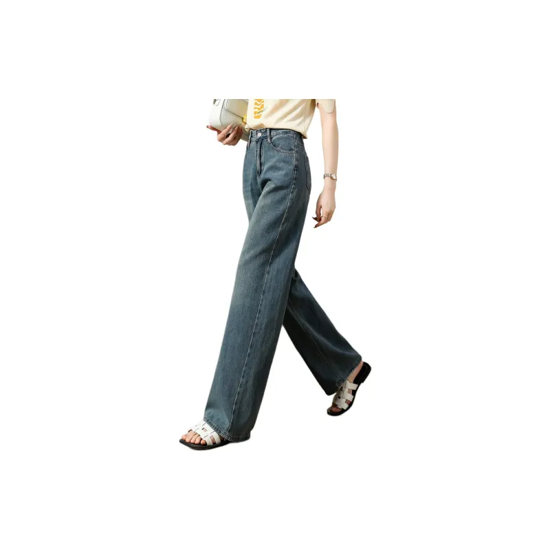 TERRE BLEUE Jeans Women's Dark Blue-2