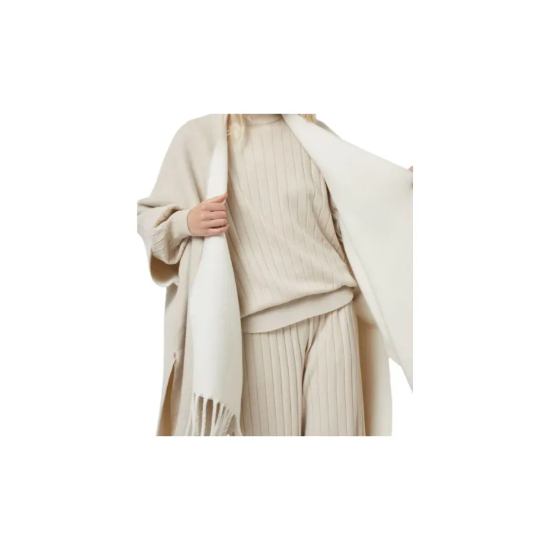 Brunello Cucinelli Fringed Edge Knitted Cape-5
