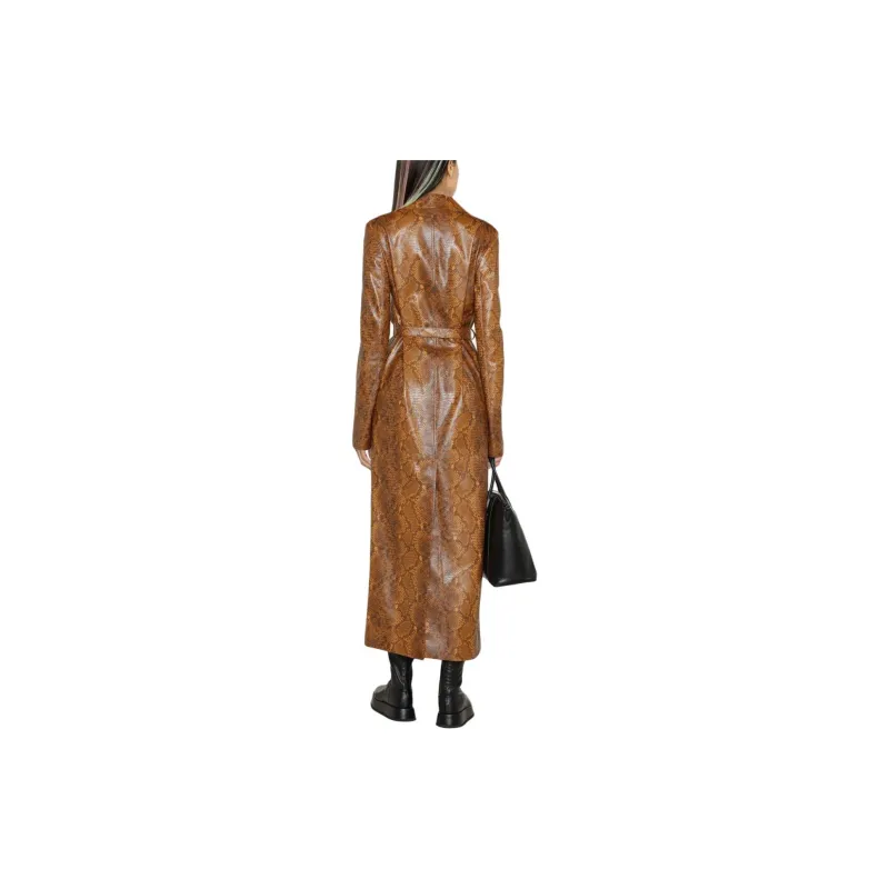 NANUSHKA Leather Jacket Women's Brown-2