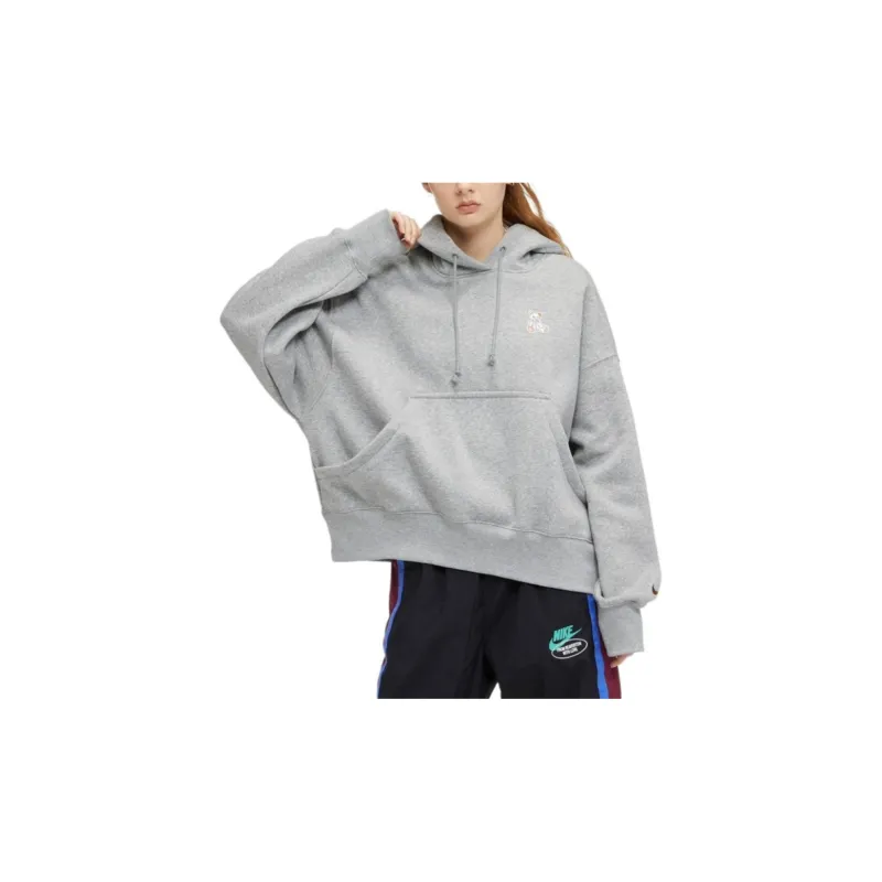 Nike Sportswear Sweatshirts Women's Toned Dark Gray/Particle Gray/Walnut Yellow-2