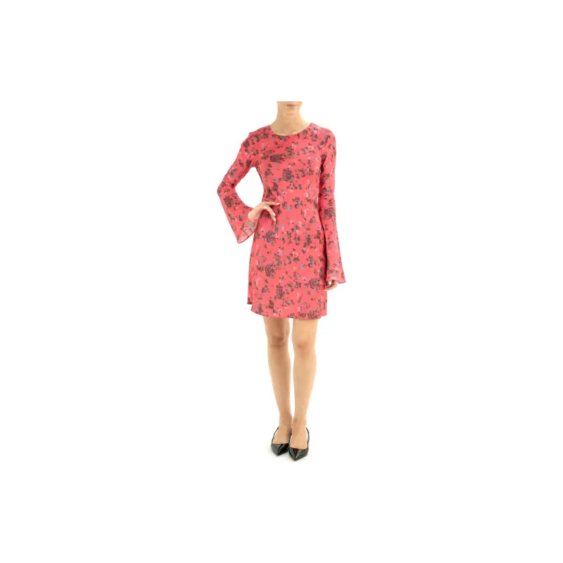 GANNI Floral Motif Mini Dress-1