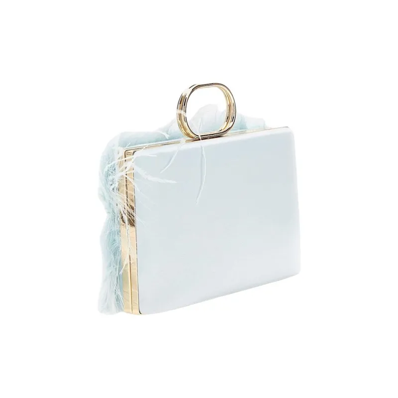 GUESS Polyester One Shoulder Crossbody Clutches Women's Blue-1