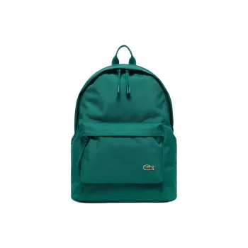 LACOSTE Polyester Backpack Men's Blue Green
