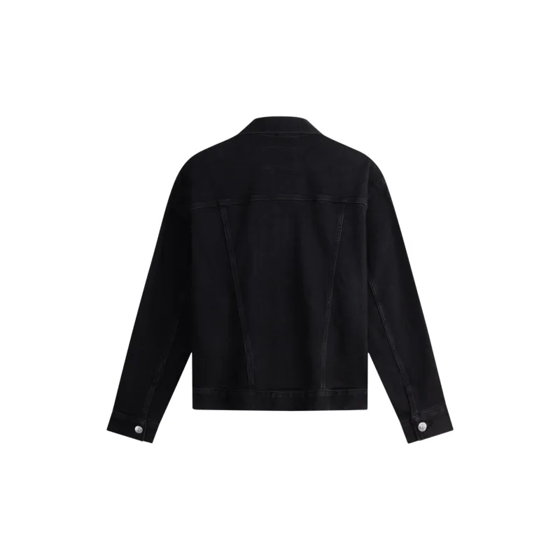 CALVIN KLEIN Denim Jacket Men's Denim Black-1