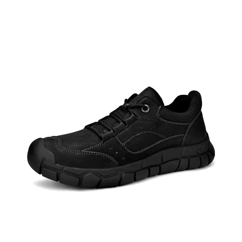 QIUTEXIONG Minimalist Style Versatile Athletic Shoes Wear-Resistant Low-Top Hiking/Trekking Shoes Men's-1