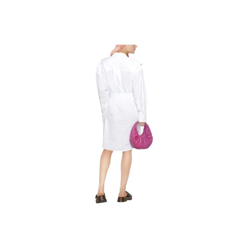 MSGM Long-Sleeved Dresses Women's White-2