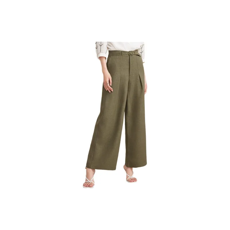 Goodland Casual Pants Women's Army Green-2