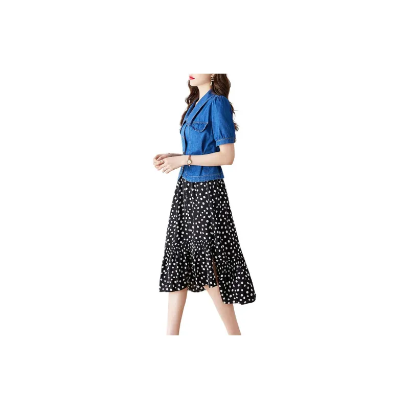 TERRE BLEUE Skirt Set Women's Black-3