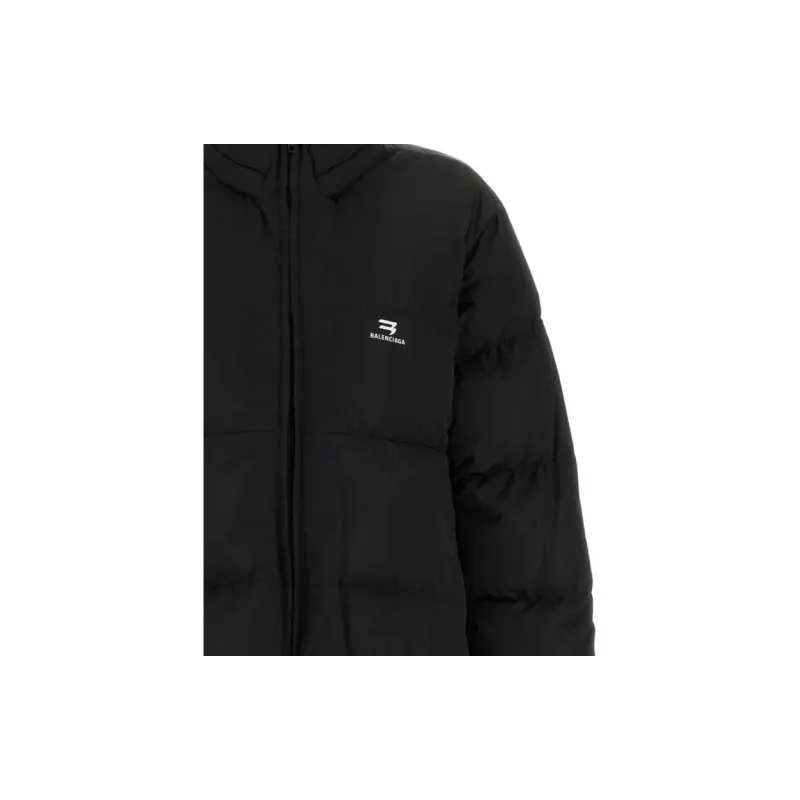Balenciaga Zip Up Long Sleeved Down Jacket-7