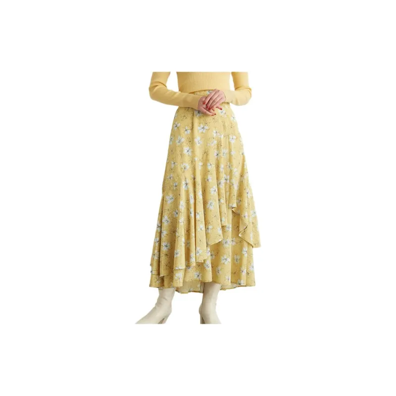 Lily Brown Casual Long Skirts Women's-4