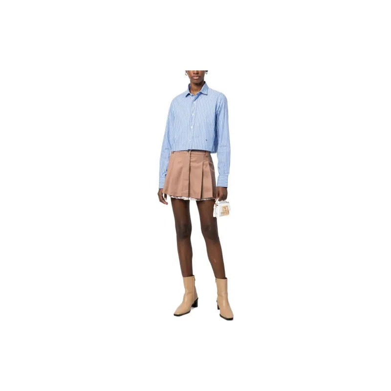 PINKO Casual Short Skirts Women's Khaki-1