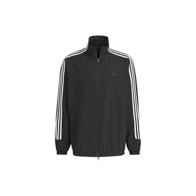 Adidas Jackets Unisex Black+Shopping Bag-1