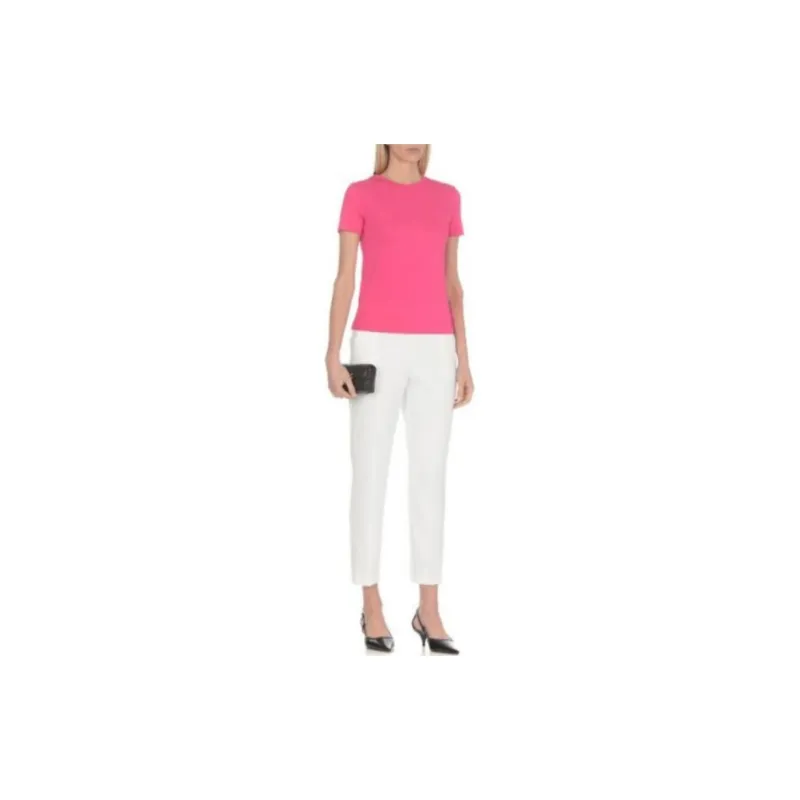 PINKO Logo Embroidered Crewneck T Shirt-1