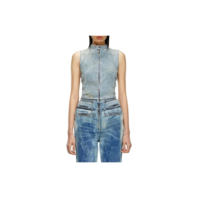 DIESEL De-Nata-Fse Denim Sleeveless Top-3