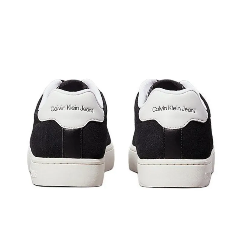 CKJ CALVIN KLEIN JEANS Low Top Skateboard Shoes Men's Black White-4