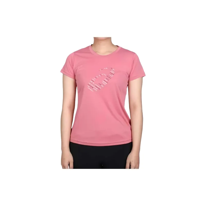 Asics T-Shirt Women's Pink Silver-1