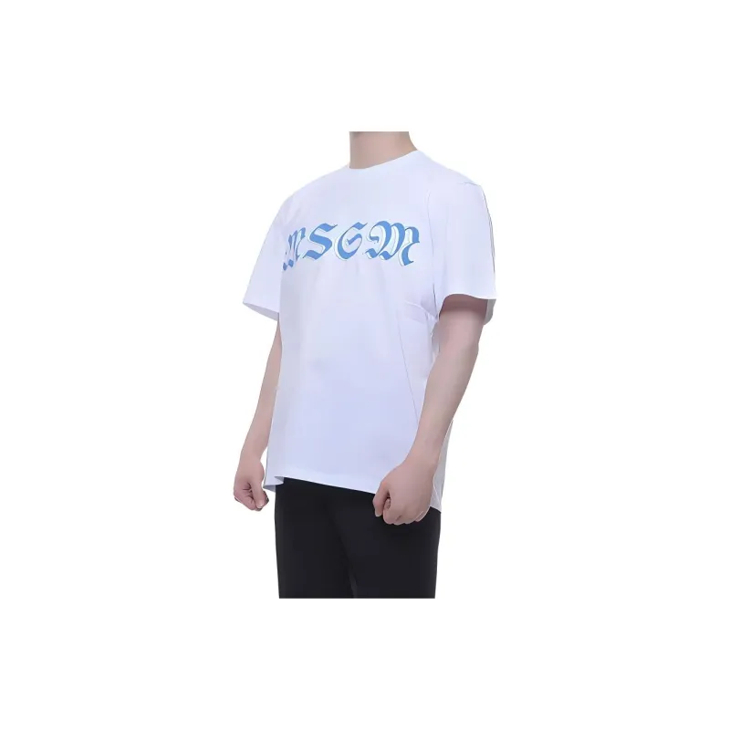 MSGM T Shirts Men White-1