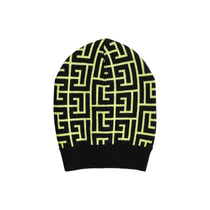 BALMAIN Maxi Monogram Wool Beanie-0