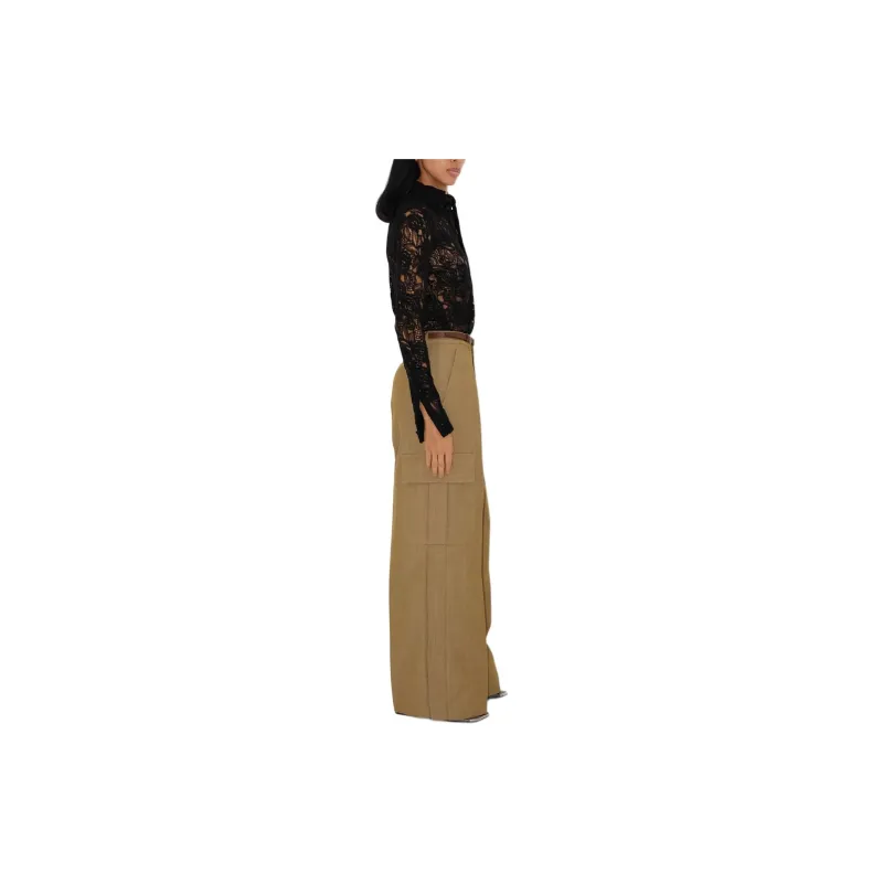 Burberry Pleated Cargo Trousers-3