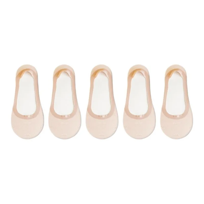 ROBINHOOD No Show Socks Women's 5 Pack-12