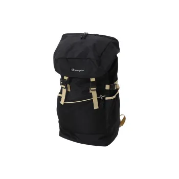 Champion Polyester Backpack Regular Unisex Black & Beige