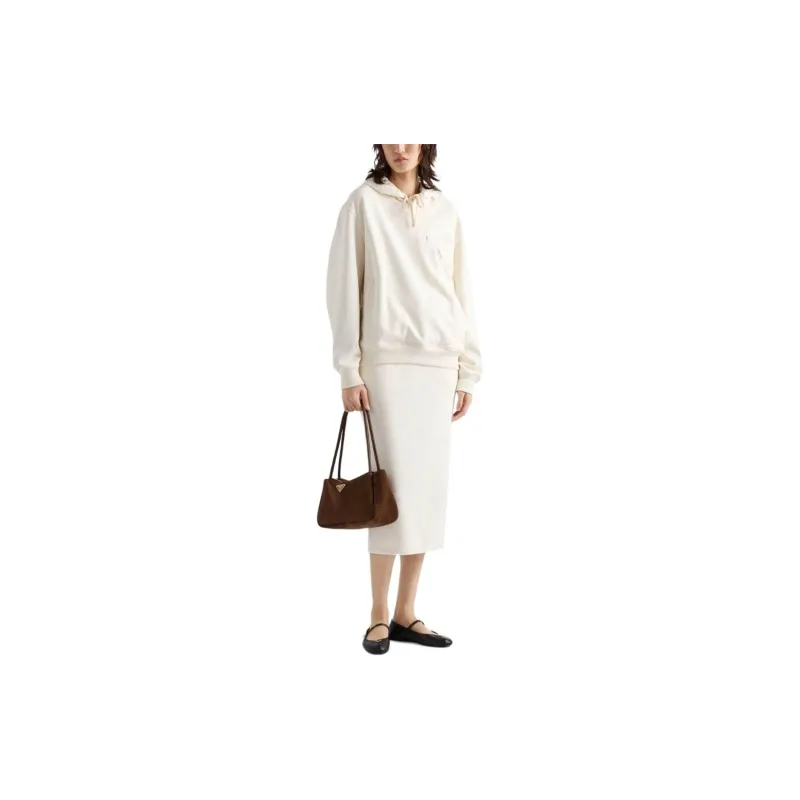 PRADA Cotton Elasticated waistband Skirt-1