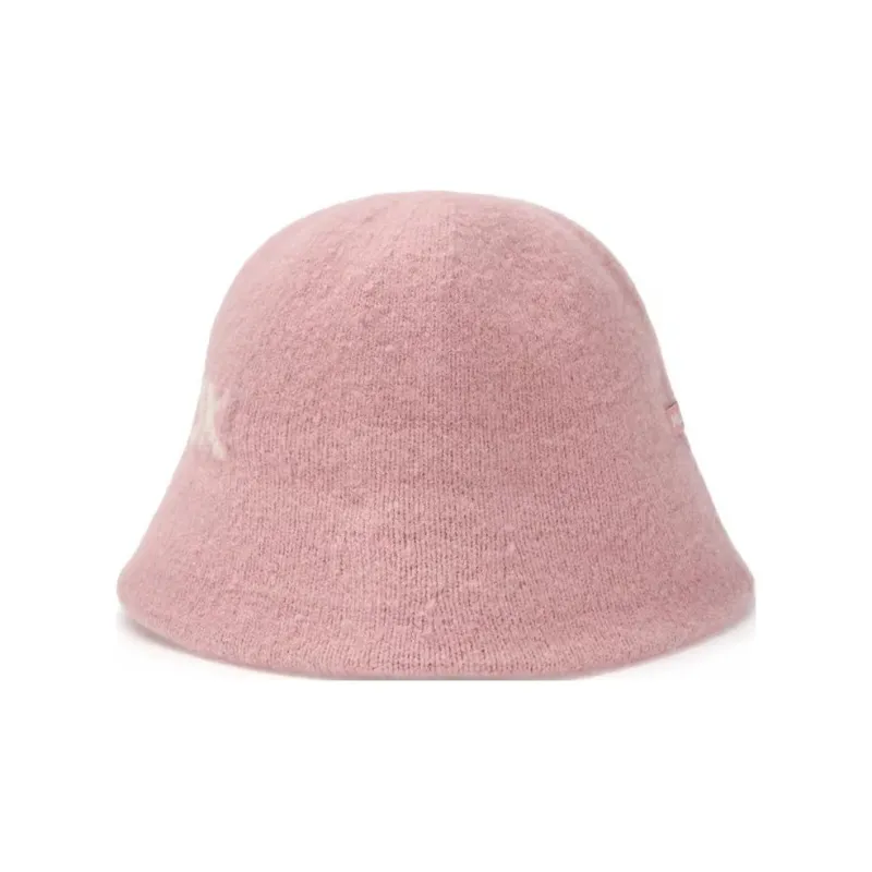MLB Nylon Wool Bucket Hats Women's Pink-2