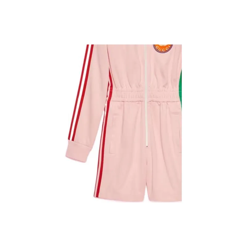 GUCCI X Adidas Short Jumpsuit Pink-2