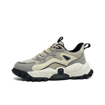 JEEP SPIRIT Outdoor Shoes Men Low Top Light Sandy/Climbing Gray
