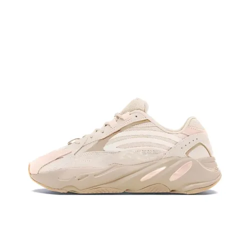 Adidas Originals Yeezy Boost 700 V2 'Cream' Cushioned Slip Resistant Low Top Chunky Sneakers Unisex Light Pink