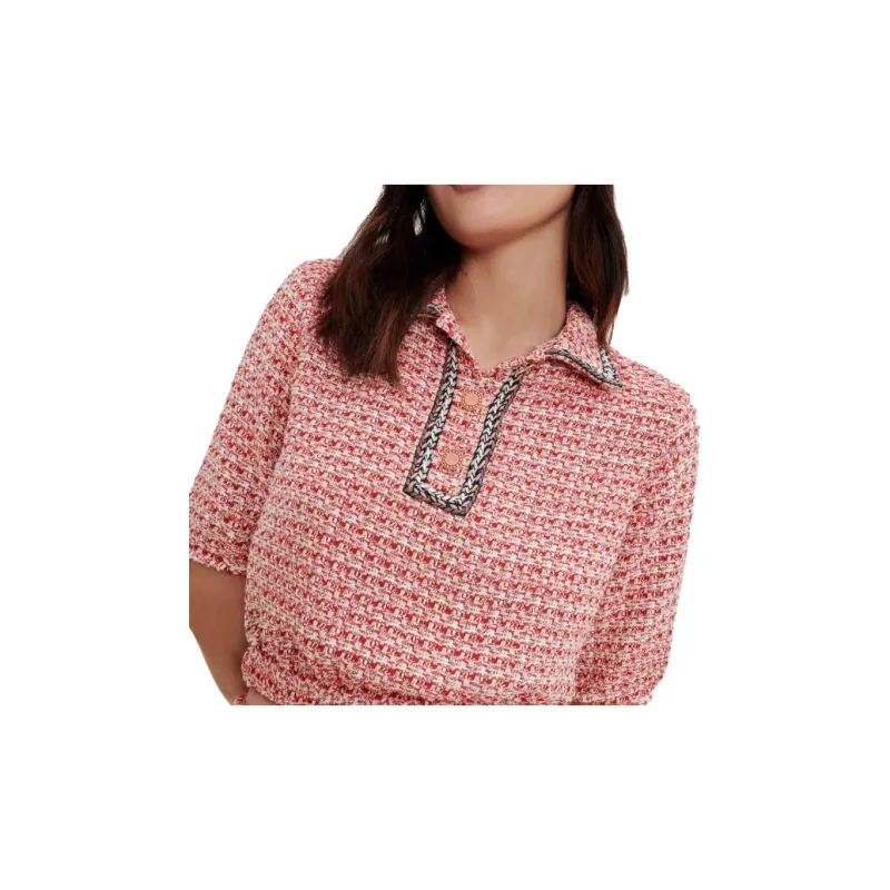 Maje Crop Tops Women's Red-3