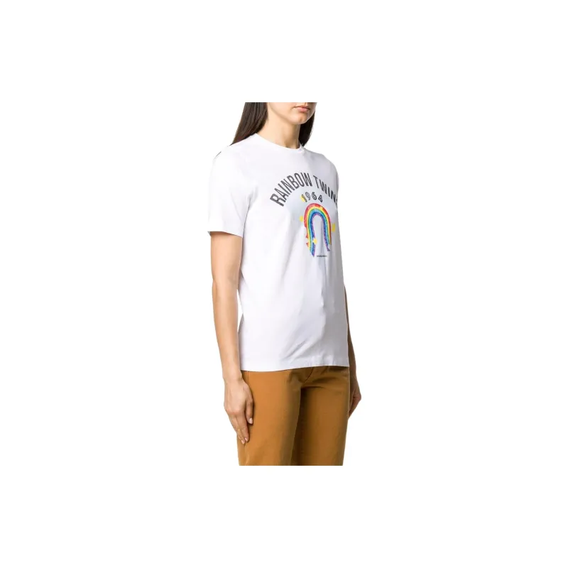 DSQUARED 2 Rainbow Twins Print T-Shirt-3