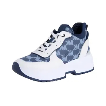 MICHAEL KORS Muse Low-Top Casual Shoes Women's White Blue