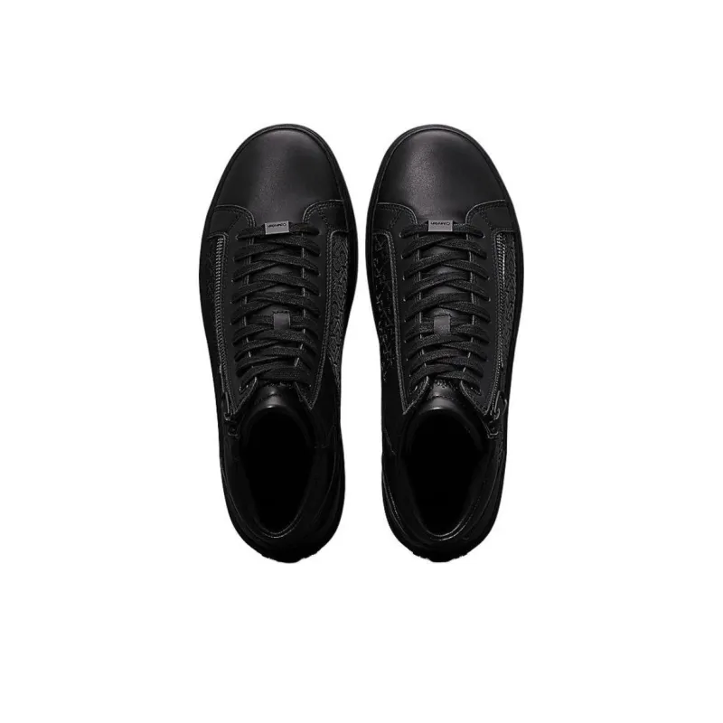 CALVIN KLEIN High Top Skateboard Shoes 3.3cm Men's Black-3
