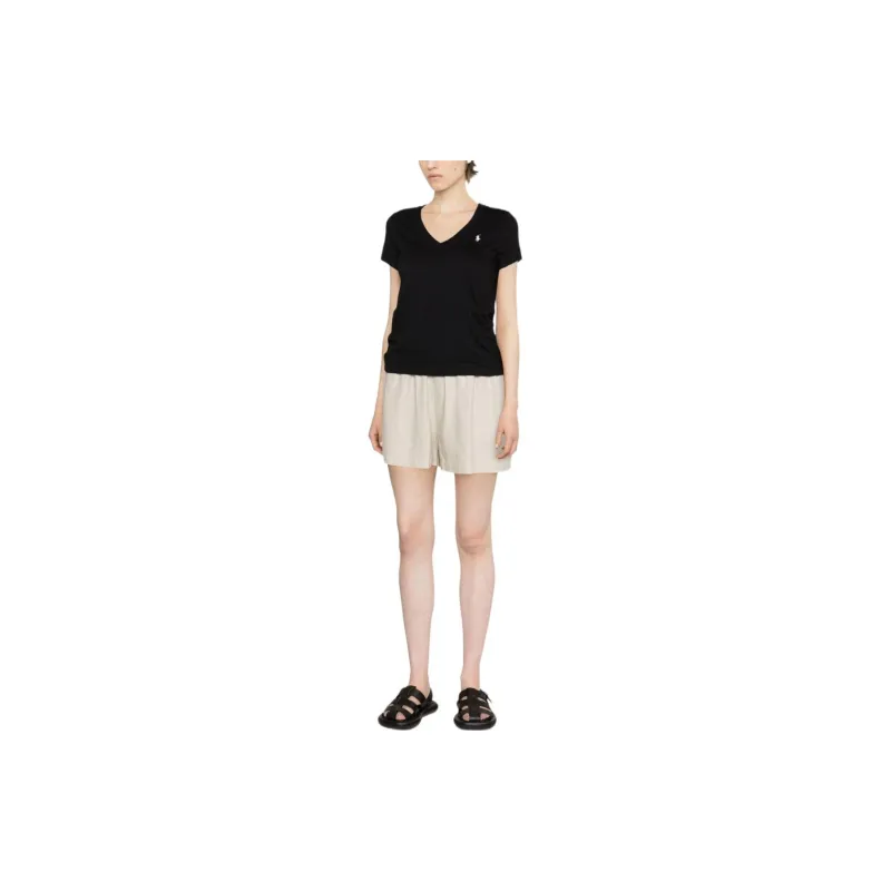Polo Ralph Lauren Pony Embroidered V Neck T Shirt-2