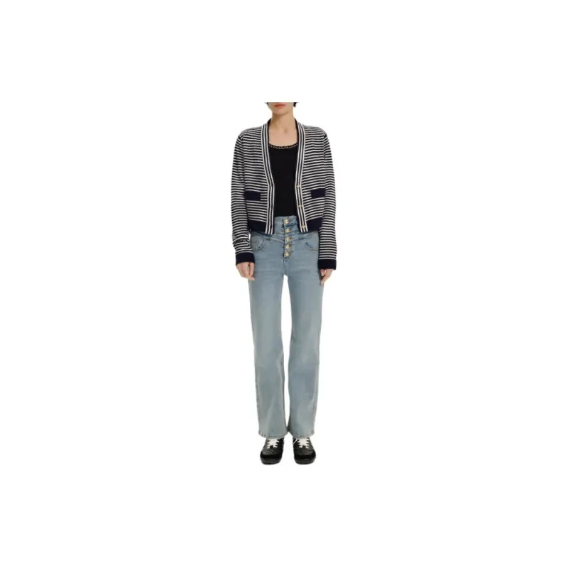 KARL LAGERFELD SS24 Knitwear Women's Black White-1
