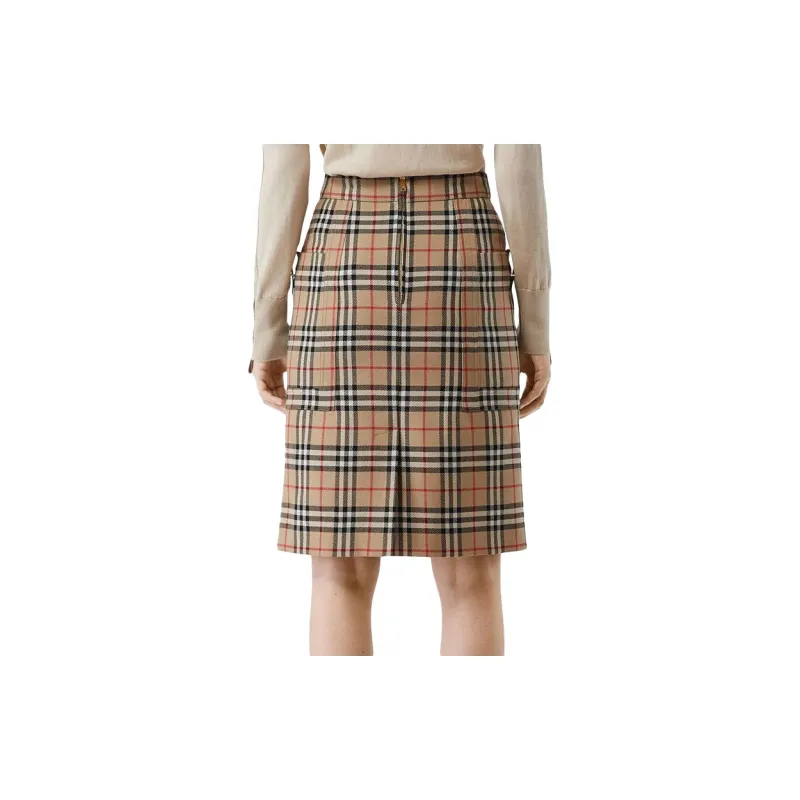 Burberry 2020s Nova Checked Skirt-3