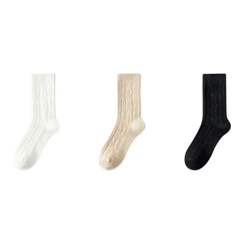 MIIOW Mid Calf Socks Women's Combo Set-0