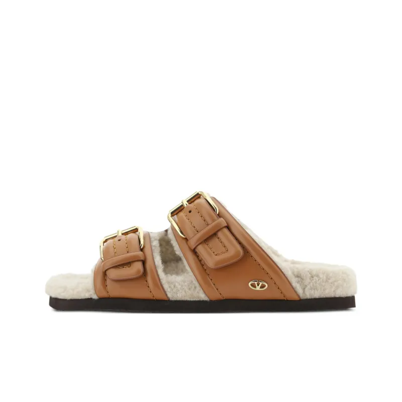 Valentino Fussfriend Buckle Detailed Slip On Sandals Women's-0